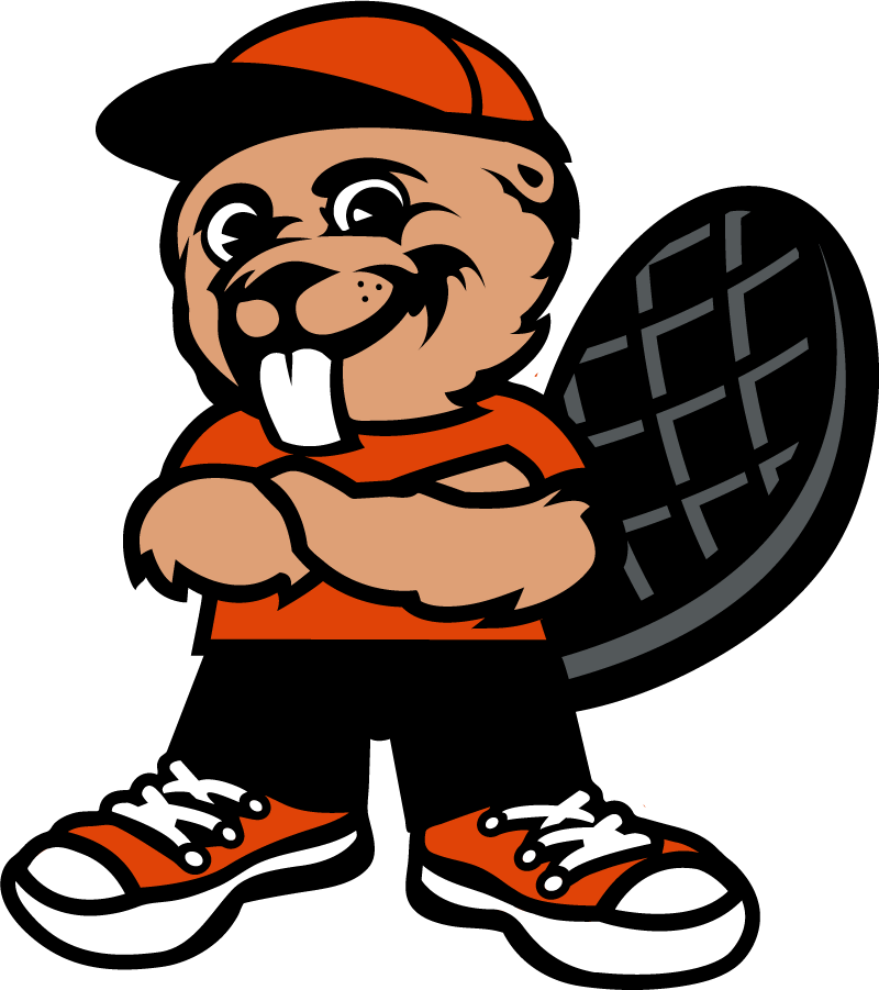 Oregon State Beavers 2015-Pres Mascot Logo diy DTF decal sticker